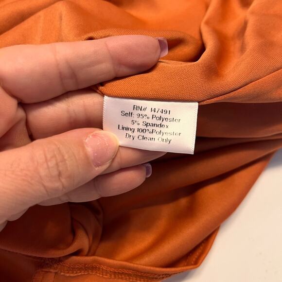 NWT Katie May Amber Cutout Maxi Gown in Rust Sz XS MSRP $250 - Picture 10 of 14